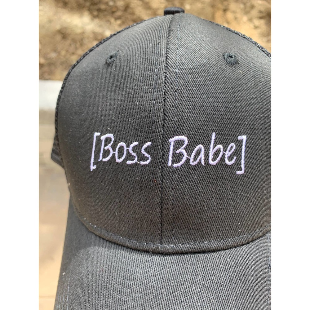 NEW Boss Babe Cap Black Lady Girl Ponytail…